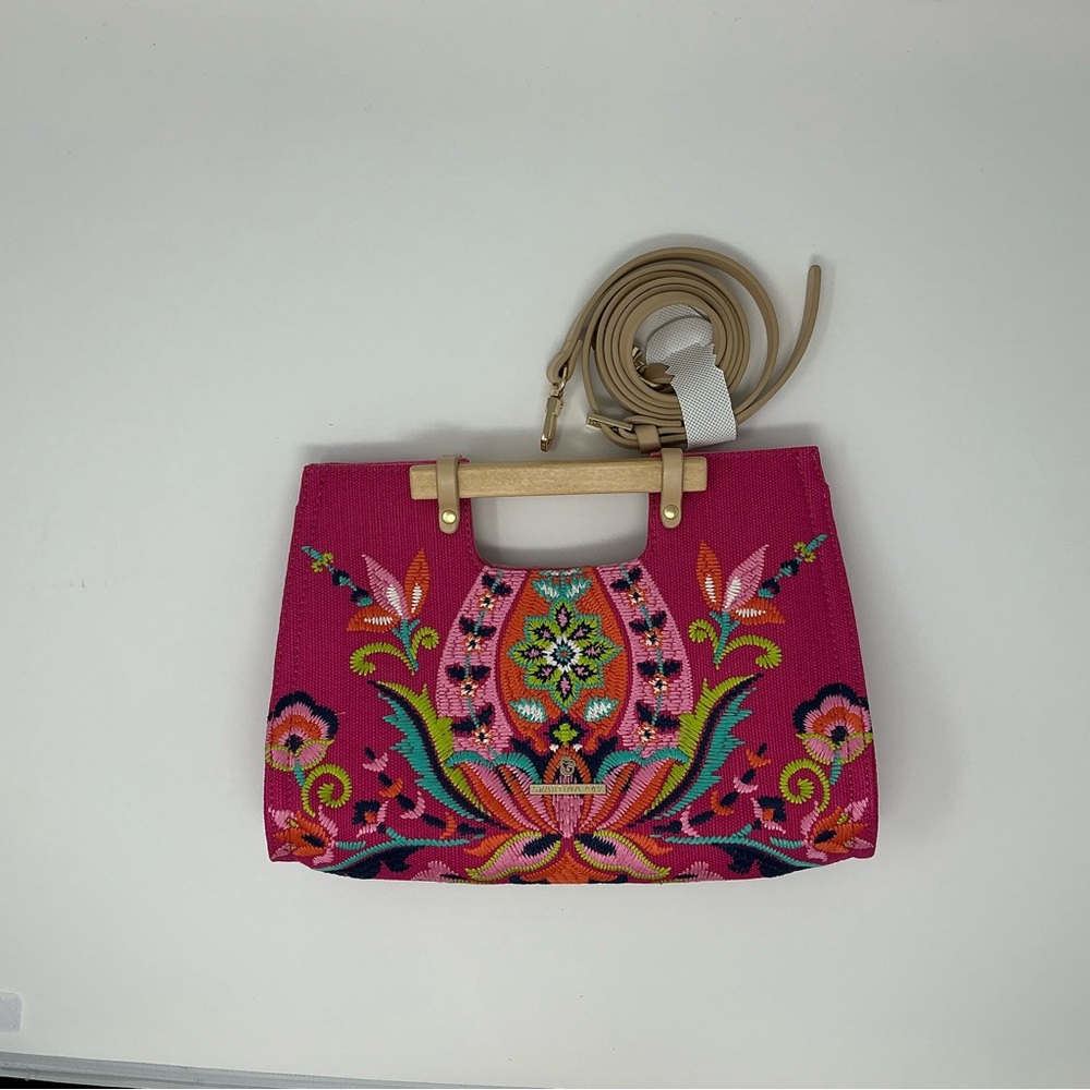 Spartina 449 Kaia Wooden Handled Clutch